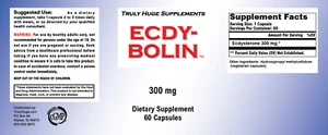 Truly Huge Ecdysterone Bodybuilding Supplement Natural Muscle Builder - Picture 1 of 1
