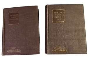 Antique 1911 Books Charles Dickens David Copperfield Volumes I & II Library - Bild 1 von 12