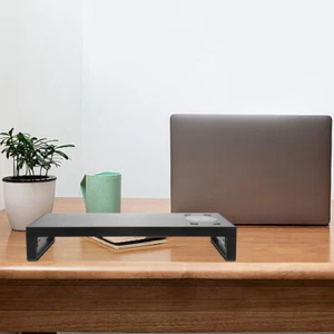 Monitorerhöhung Ständer Schreibtisch Glas Monitorständer PC Monitorerhöhung - Bild 1 von 12