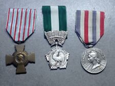Lot 3 Medals Decoration France REF05664J