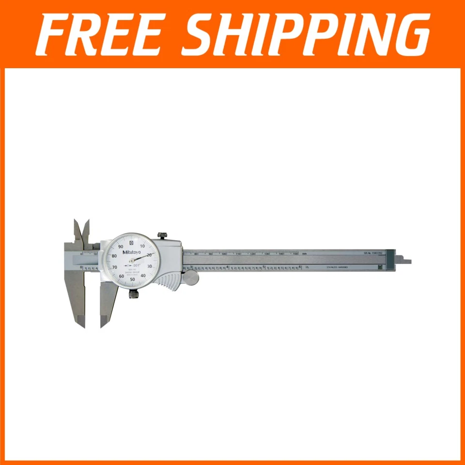 Dial Caliper with Shock Protection, 0-6" Range - Image 1 of 3
