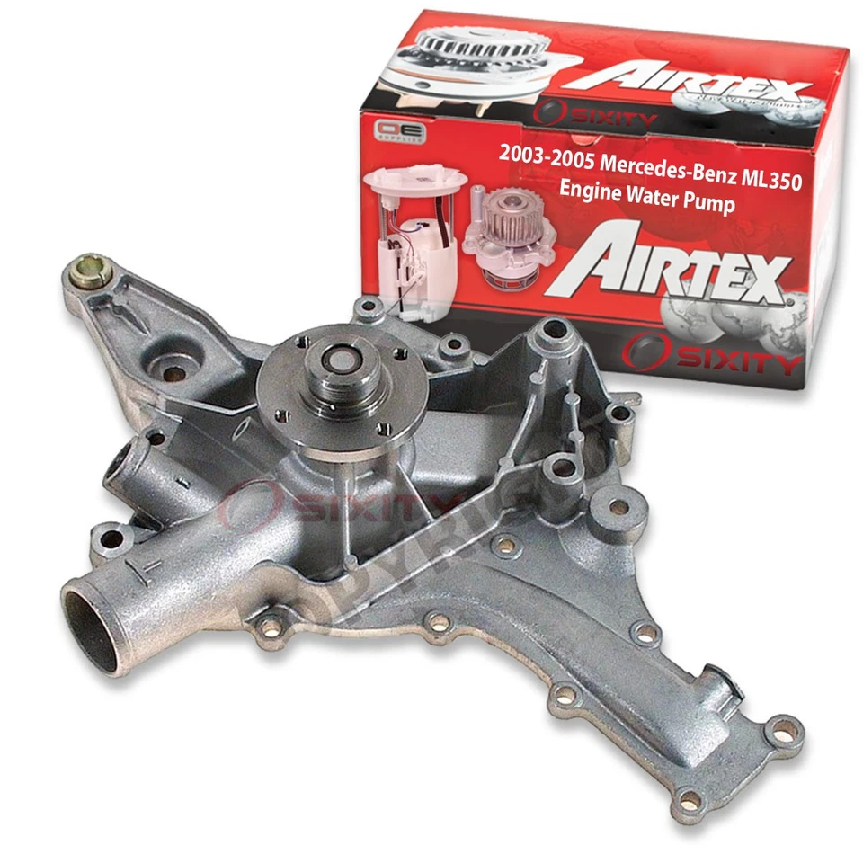 Bomba de agua del motor Airtex para Mercedes-Benz ML350 2003-2005 3,7 L V6 refrigerante yh Foto 1 de 4