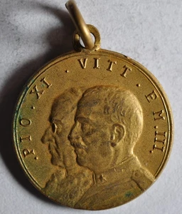 Medaglia  Conciliazione  Chiesa e  Stato    1929 - Imagen 1 de 2