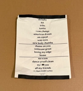 LCD SOUNDSYSTEM Red Rocks Anfiteatro Setlist 13/08/2025 Autentico Morrison, CO - Foto 1 di 1