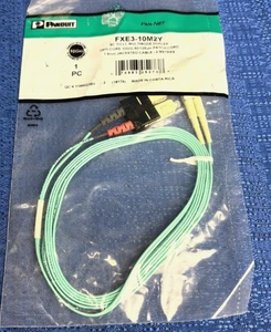 Panduit SC AUF LC Multimode Duplex OPTI-CORE 10G 50/125um - 2m LWL Patchkabel - Bild 1 von 6