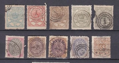 PAYS-BAS/ NEDERLAND / HOLLAND / lot de timbres oblitérés avant 1900 / forte cote - Photo 1/4