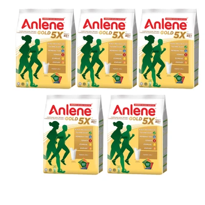 5 X Anlene Gold 5X Leche en Polvo 1kg Adulto 45+ Años O Mayor - Envío Express Foto 1 de 4