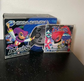 Nights Into Dreams+3D ControlPad Boxset+Christmas Nights Into Dreams SEGA Saturn