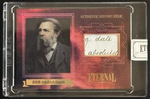 2024 Eternal Cuts Friedrich Engels Authentic History Relic 68/99 - Picture 1 of 2