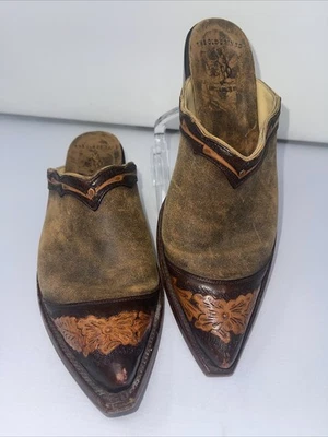 Old Gringo Pointed Toe Mules Leather Clog Size 10B - Image 1 of 4