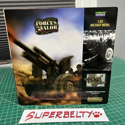 Forces of Valor Unimax WWII US M2A1 105mm Howitzer 1:32 Die Cast (France 1944) - Image 1 of 4