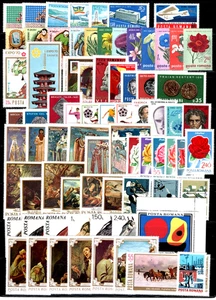ROMANIA SC#2148/J132,  1970 Collection:  80+ Stamps & 7 Sheets   Mint NH OG - Picture 1 of 4