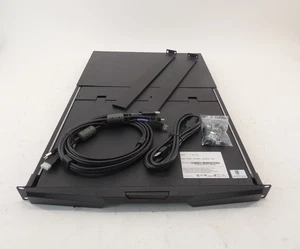 Austin Hughes DF117e 17" Dual Slide HD LCD Console Drawer 110-240V 50-60Hz 1A... - Picture 1 of 17