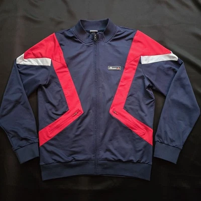 Ellesse Men's Full Zip Track Jacket Blue/ Red/White Size XXL - Image 1 of 4