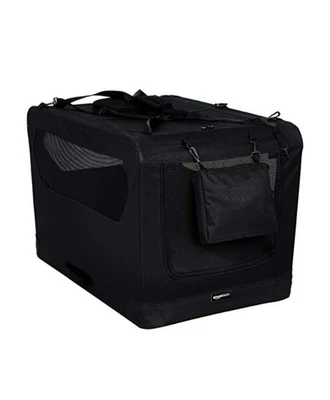 Amazon Basics Premium Plegable Portátil Suave Caja para Mascotas -36 x 24 x 24 Pulgadas NEGRA Foto 1 de 4