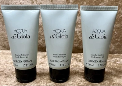 Gel de ducha Acqua Di Gioia Armani 3XFresh 1,7 fl. Oz./50 Ml. Tamaño de viaje Foto 1 de 3