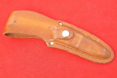 CUCHILLO DE HOJA FIJA GUTHOOK SCHRADE 158OT VINTAGE FUNDA DE CUERO ANTIGUO SOLAMENTE Foto 1 de 3
