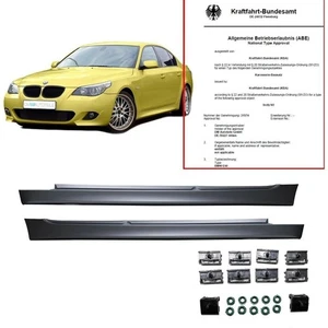 Sport Seitenschweller Set grundiert passt für BMW 5er E60 E61 03-10 M-Paket *ABE - Bild 1 von 6