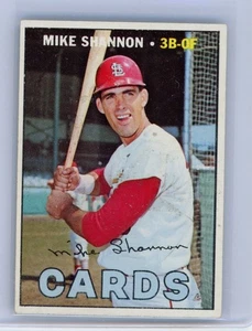 1967 Topps MIKE SHANNON #605 CARDINALS MOLTO BELLO SPEDIZIONE VELOCE N155 - Foto 1 di 3
