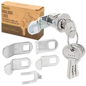 Universal Mailbox Lock Replacement Set - 4 Keys - Easy Install Secure - Picture 1 of 7