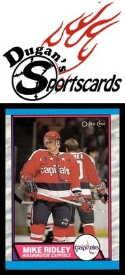 1989-90 O-Pee-Chee #165 Mike Ridley - Image 1 of 2