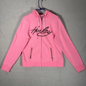 Harley Davidson donna taglia 2XL rosa felpa con cappuccio logo strass motociclista rosa - Foto 1 di 10