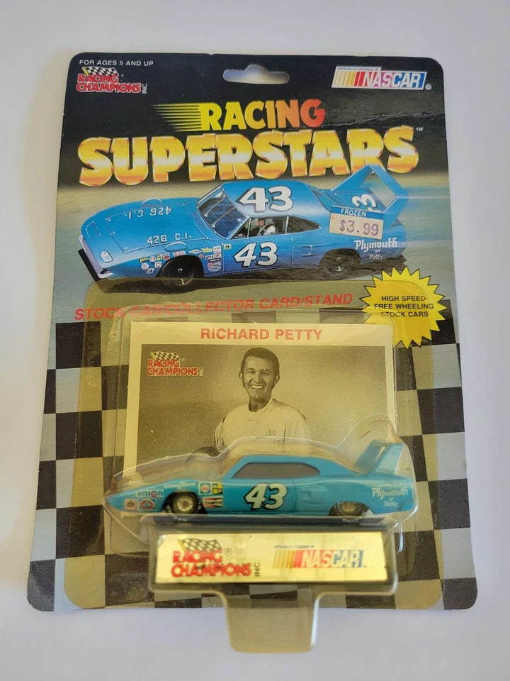 1991 Richard Petty #43 Plymouth NASCAR by Racing Champions Diecast 1 64