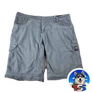 Pantalones Cortos de Senderismo Kuhl Patina Dye Carga Para Mujer’s 10 Gris Bolsillos a Presión De Colección Trail - Imagen 1 de 17