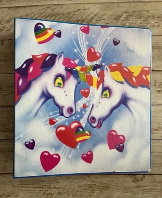 CARPETA DE 3 ANILLOS LISA FRANK RARA DE COLECCIÓN - UNICORNIOS  Foto 1 de 4