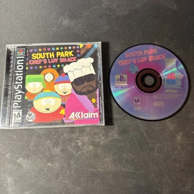 South Park: Chef's Luv Shack (Sony PlayStation 1, 1999) Complete w/Reg card - Image 1 of 4