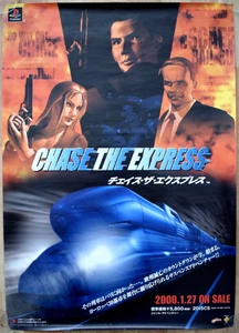 Chase The Express (2000) RARE PS1 51,5cm x 73cm Japanese Promo Poster - Bild 1 von 1