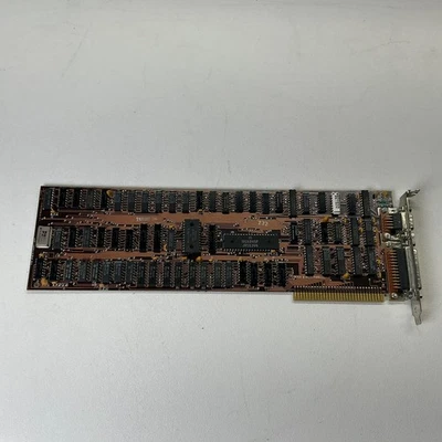Vintage 8-Bit ISA Serial Parallel I/O Card MC6845P CRT Controller Beckman - Image 1 of 4