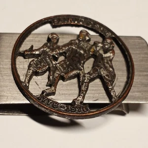 Altered Coin Vintage Bicentennial Money Clip Spirit of 76 1976-1776 - Picture 1 of 13