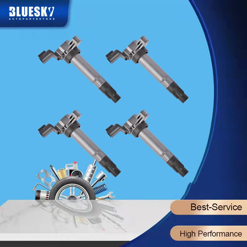 4X Ignition Coil Pack For Holden Barina Spark MJ 1.2L B12D2 13-15 Auto Only 4pin - image 1 of 4