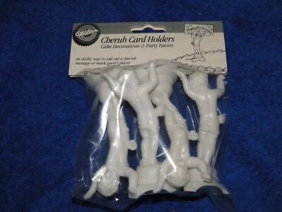 Nuevo Tarjetero Wilton Cherubín Vintage Acento Angélico. 1001-9374, paquete de 4 Foto 1 de 4