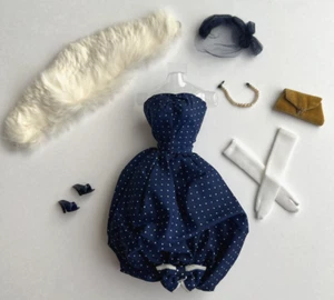Vintage Barbie #964 Gay Parisienne ALL ORIGINAL Dress, Stole, Hat, Purse, LOOK - Picture 1 of 24