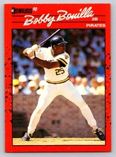 1990 Donruss #290 Bobby Bonilla Pittsburgh Pirates Baseball