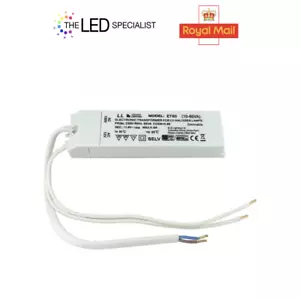 12v LOW VOLTAGE TRANSFORMER TRA 60VA ELECTRONICS 60W DIMMABLE TRANSFORMER - Picture 1 of 9