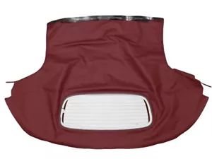Fit: Mazda Miata Soft Top & Heated Glass Window 2006-2015 HAARTZ BURGUNDY Canvas - Bild 1 von 4