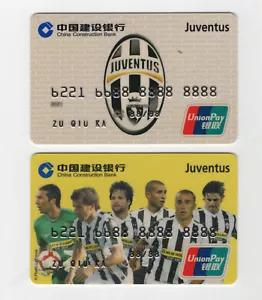 VOID .China Construction Bank.Juventus Football Credit Card Italy .Sample. 2010 - Picture 1 of 2