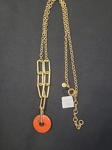 TALBOTS* NWT,red Jasper Goltone,30" - Picture 1 of 9