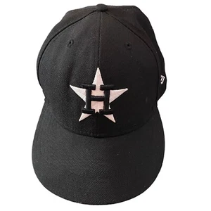 Gorra New Era Houston Astros Cooperstown Collection Negra Ajustada 100% Lana 7 1/8 - Imagen 1 de 10