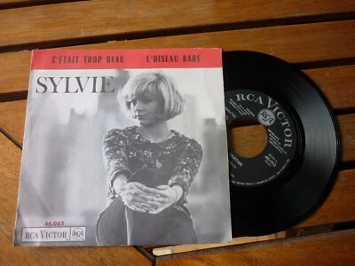 45 Tours. SYLVIE. C'était trop beau / L'oiseau rare. 46.083. RCA. 1965. BIEM. - Photo 1/2