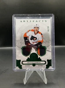 17/18 Artifacts - BRAYDEN SCHENN EMERALD PATCH /65 Philadelphia Flyers - Picture 1 of 3
