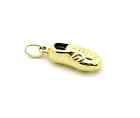 Real 14K Solid Yellow Gold Soccer Shoes Cleats 3D Charm Pendant