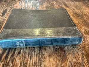 HOLY BIBLE 1901 AMES POTT & CO SAMUEL BAGSTER Binding is Persian Morocco 1913 - Picture 1 of 21