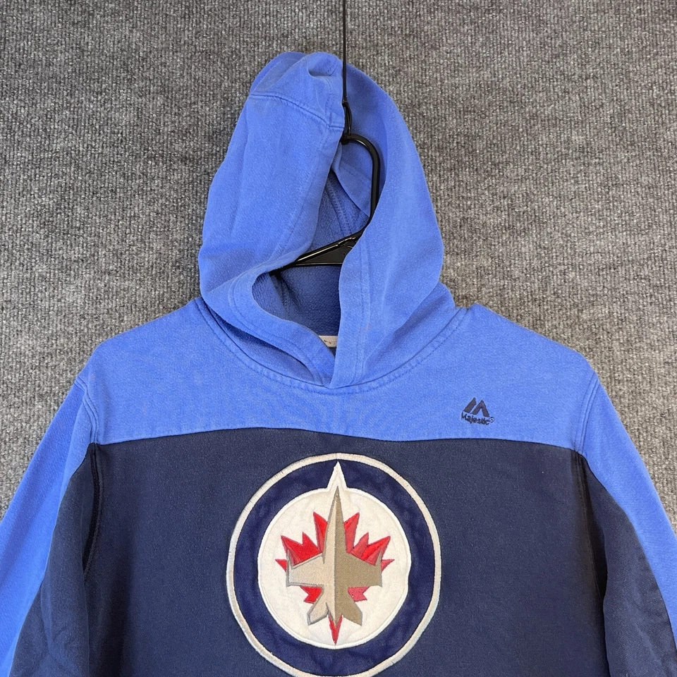 Winnipeg Jets Sudadera con Capucha Juvenil XL Azul Manga Larga Sudadera NHL Foto 1 de 4