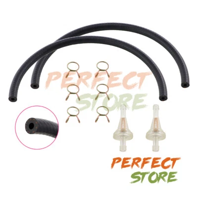 Fuel Tank Gas Line Hose & Clips 5.5mm Reserver For Honda CT70 CT70H CT90 ATC110 - Image 1 of 4