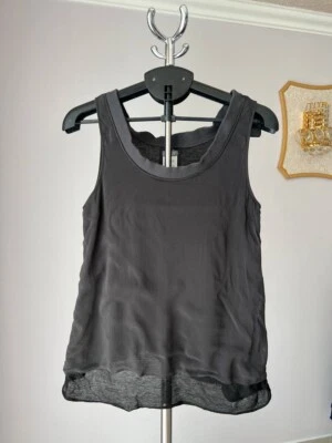 KRISTENSEN DU NORD SLEEVELESS BLOUSE TUNIC SHIRT SILK COTTON WOMENS SIZE 1 - Image 1 of 4
