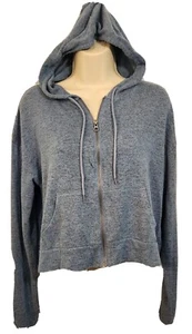 Women's SIZE LARGE Prince And Fox Jacket Full-Zip Hoodie Casual Cornflower Blue - Picture 1 of 7